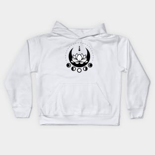 Lunar Lotus Kids Hoodie